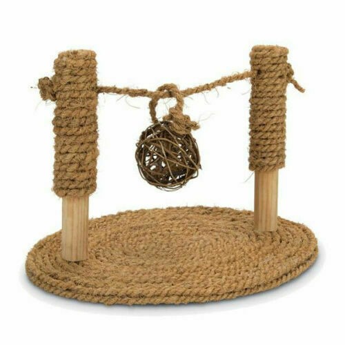 Karlie Spielzeug für Nager Kleintiere Brücke mit Kokosnussseil