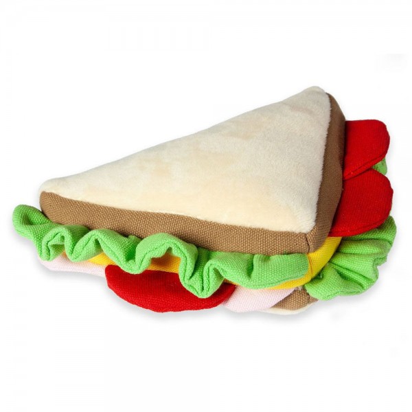 Hundespielzeug Plüsch Sandwich 16 cm